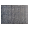 Baxton Studio Alcoy Modern and Contemporary Blue Handwoven Wool Area Rug